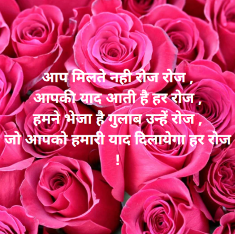 Rose Day Shayari in Hindi 2023  